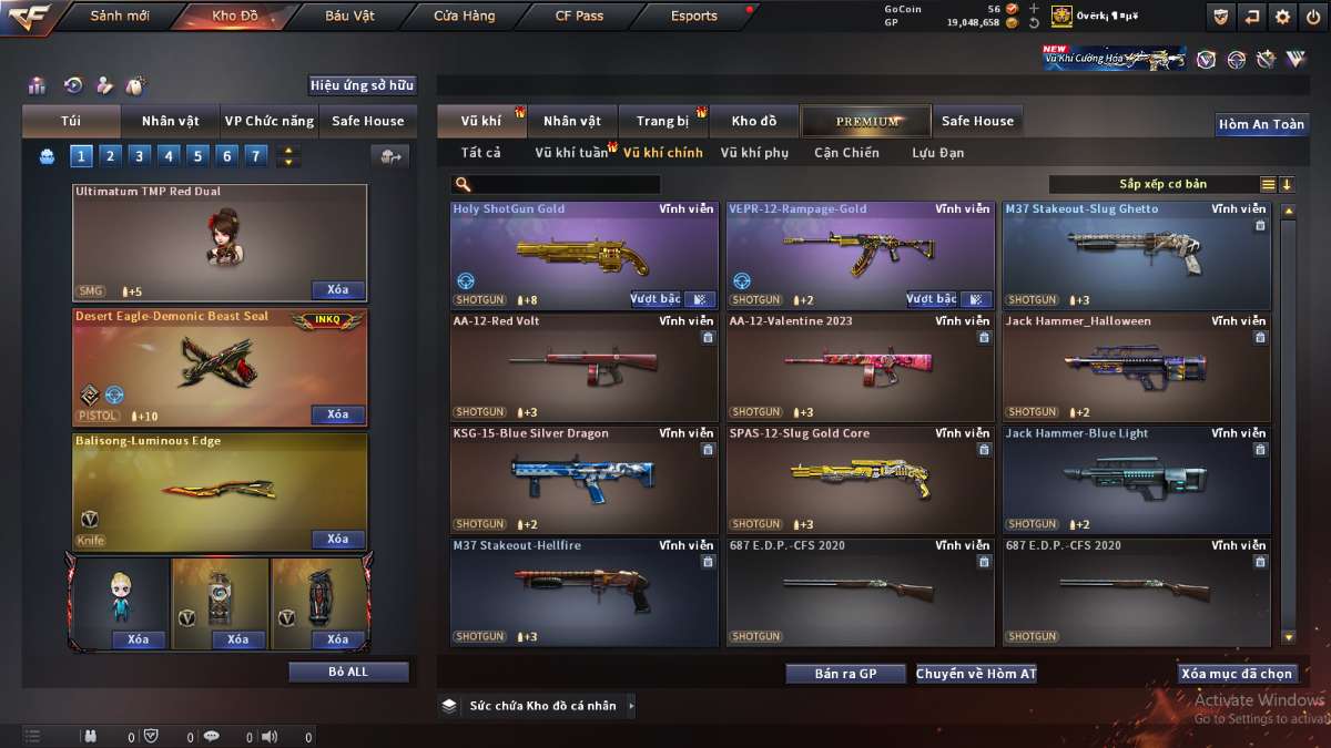 shop acc cf uy tin gia re